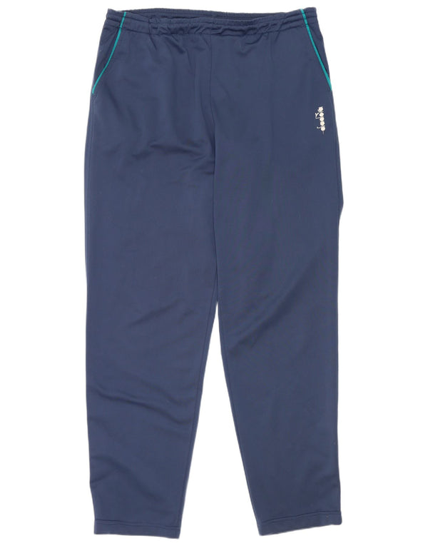 Diadora Damen-Trainingshose, UK 22 3XL, Marineblau, Polyester