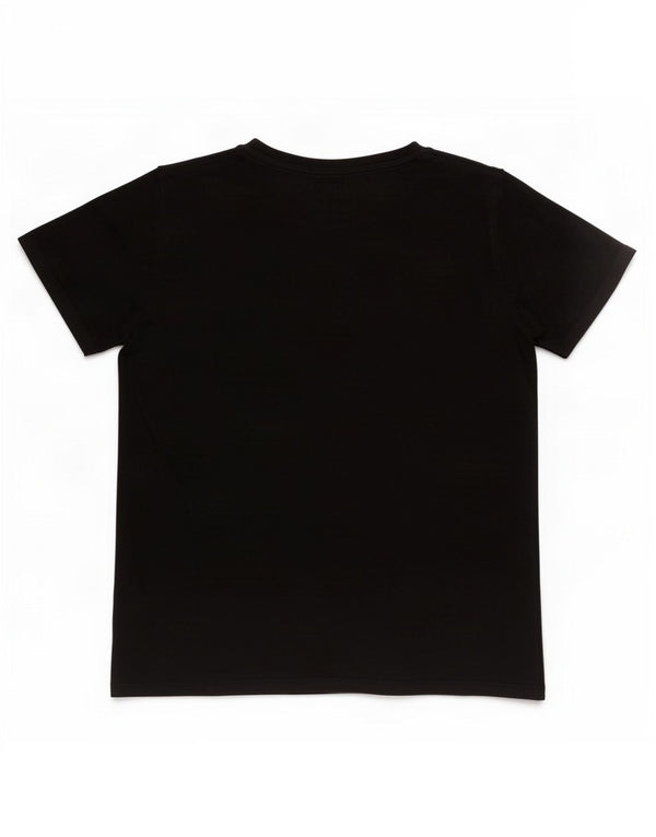 Guess T-Shirt mit Grafik für Jungen, 9–10 Jahre, schwarze Baumwolle