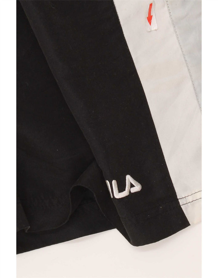 Fila Herren Sportshorts XL Schwarz Colourblock