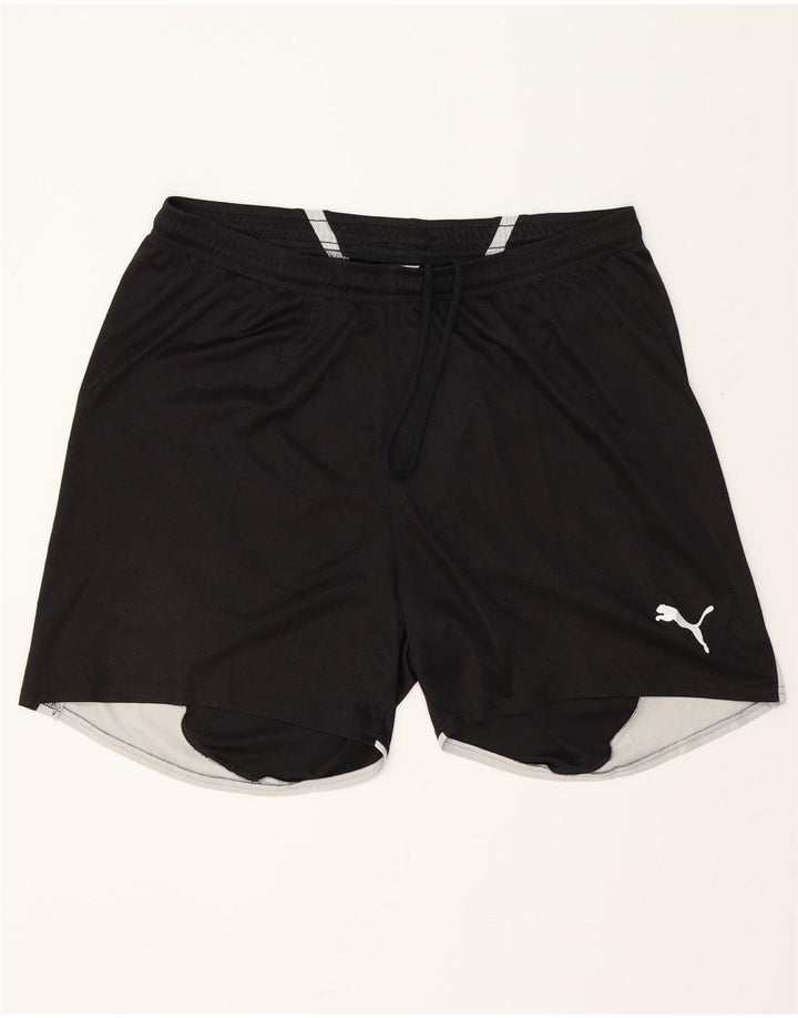 PUMA Mens Sport Shorts XL  Black Colourblock Polyester