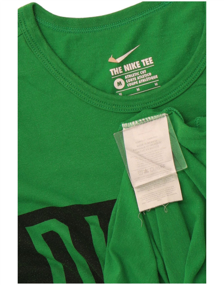 NIKE Herren Oregon Ducks Grafik-T-Shirt-Oberteil Mittelgrüner Farbblock