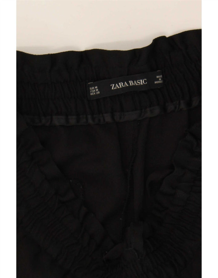 Zara Damen-Trainingshose, UK 12, Mittelschwarz, Farbblock