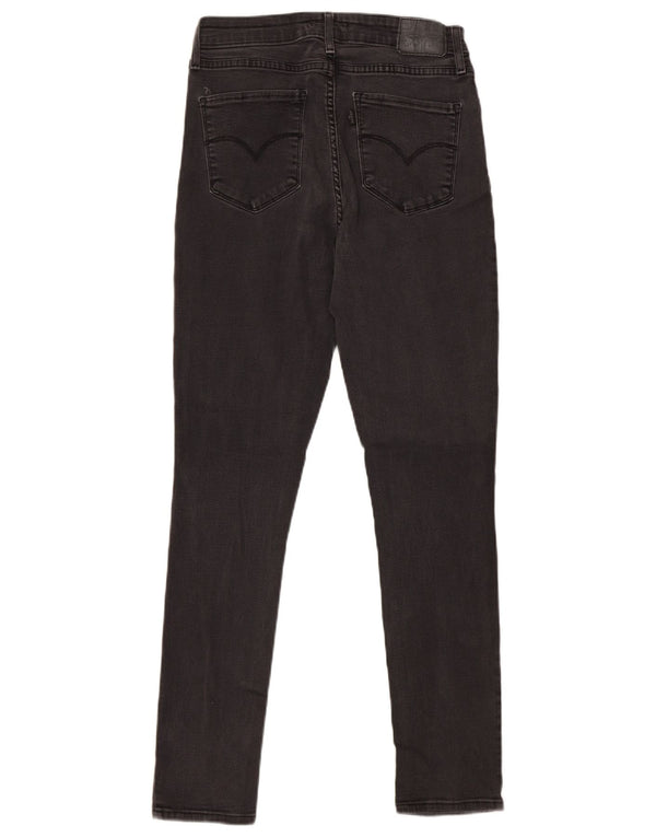 LEVI'S Damen 721 High Rise Skinny Jeans W30 L29 Schwarz