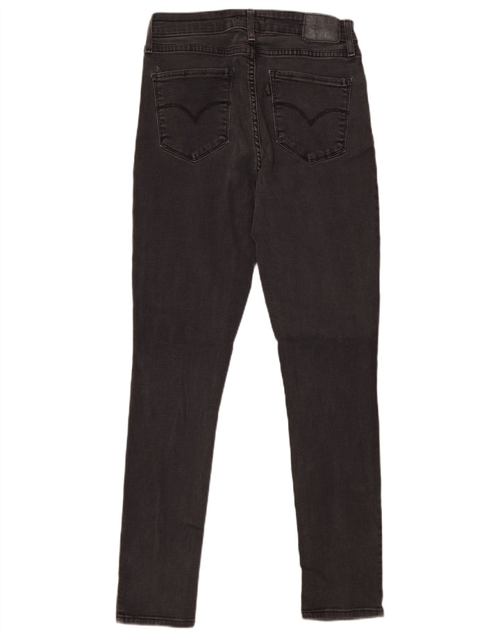 LEVI'S Damen 721 High Rise Skinny Jeans W30 L29 Schwarz