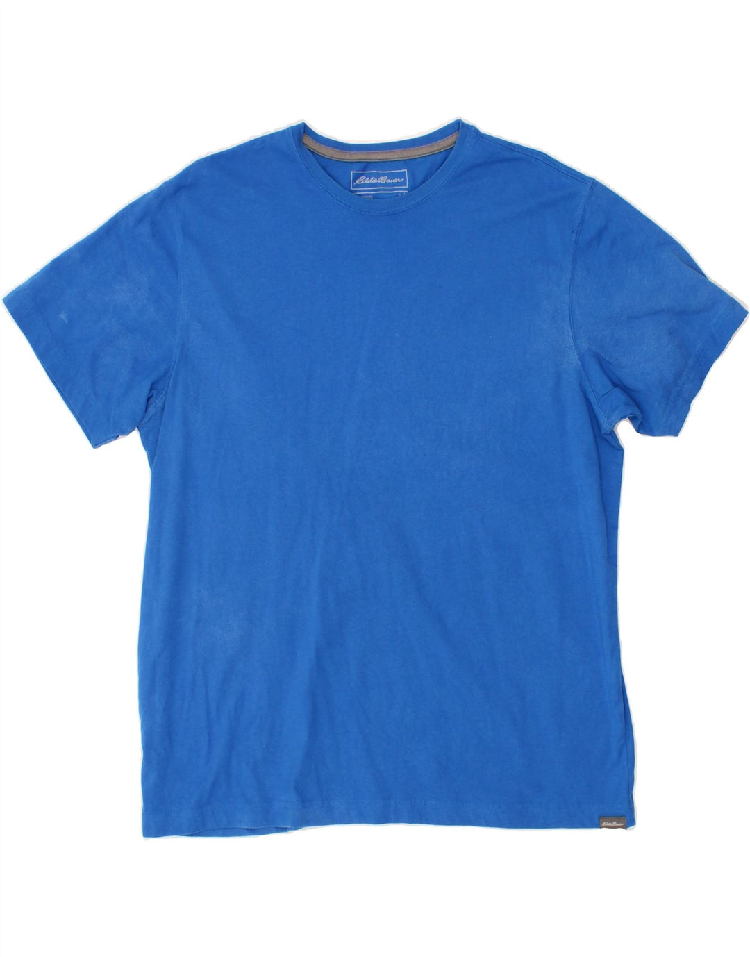 EDDIE BAUER Mens T-Shirt Top Large Blue Cotton Vintage Eddie Bauer and Second-Hand Eddie Bauer from Messina Hembry 