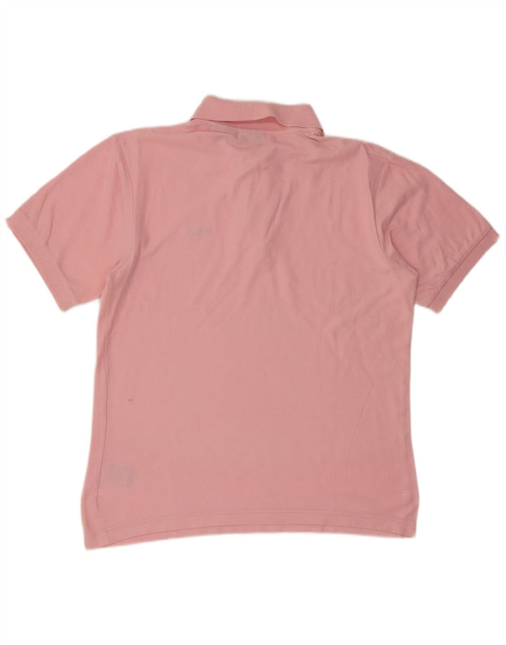 FILA Mens Polo Shirt Medium Pink Cotton