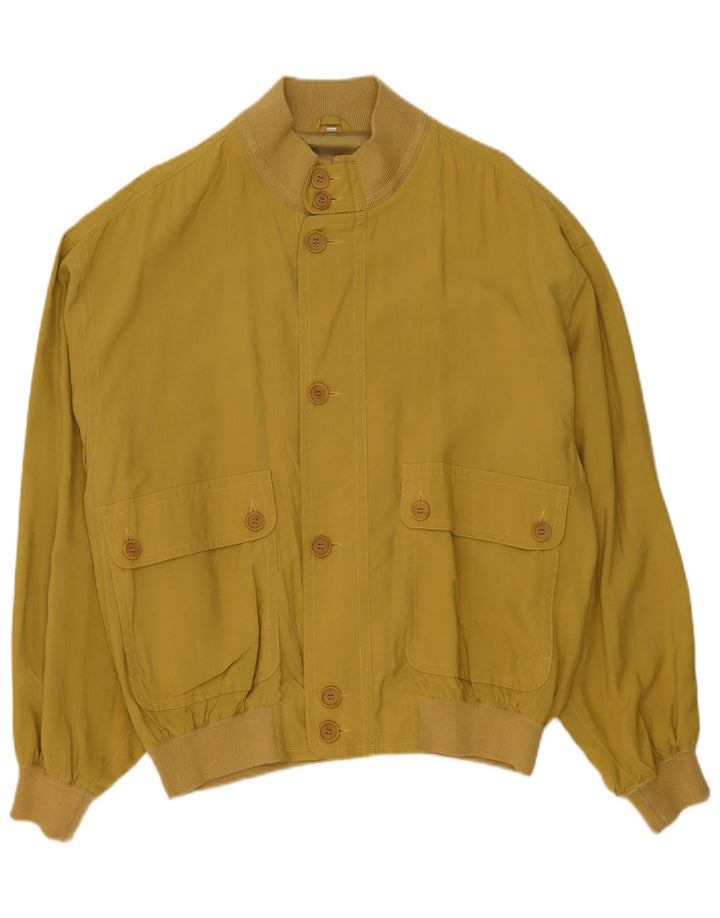Vintage Herren Bomberjacke IT 52 XL Gelb
