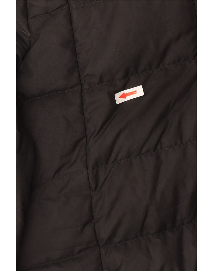 Nike Damen-Kapuzenjacke, gepolstert, UK 12, Mittelgrau
