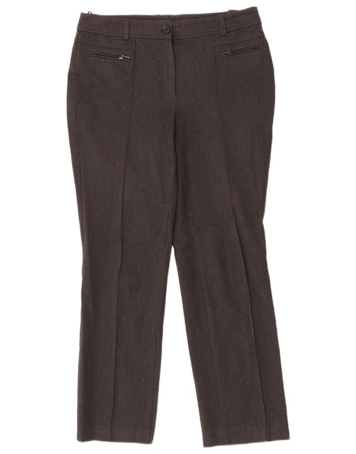 Marks & Spencer Damen Gerade Freizeithose W32 L29 Grau