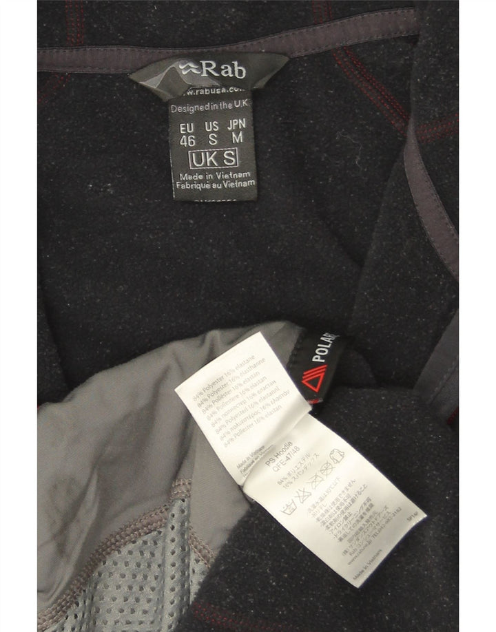 Rab Herren-Trainingsanzug mit Kapuze, Jacke, Größe S, grau, Polyester