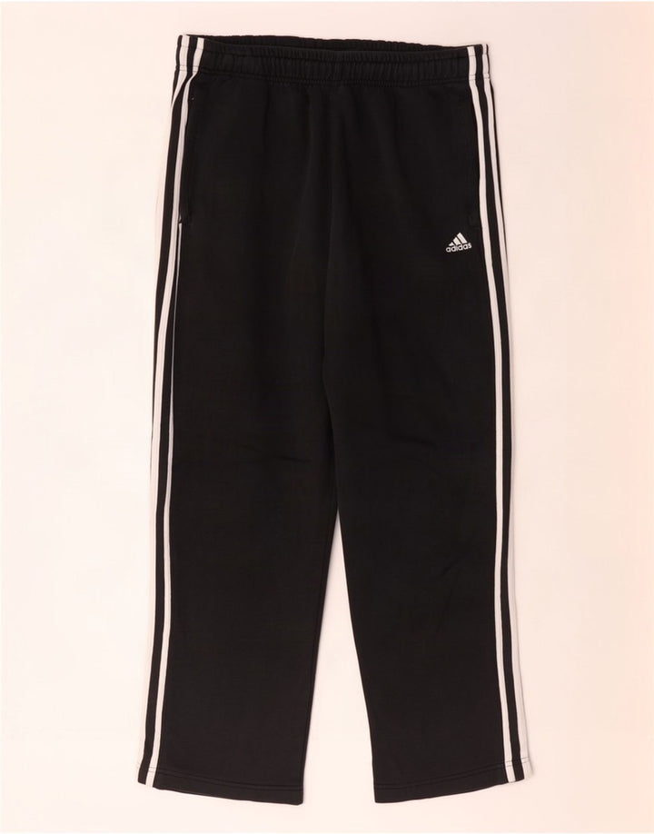 Adidas Herren-Trainingshose, mittelschwarz, Baumwolle