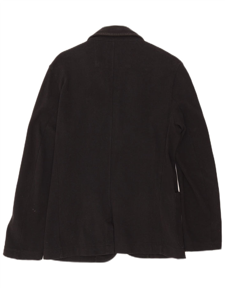 Guess Herren-Blazer mit 2 Knöpfen, schmale Passform, UK 32, 2XS, schwarze Baumwolle