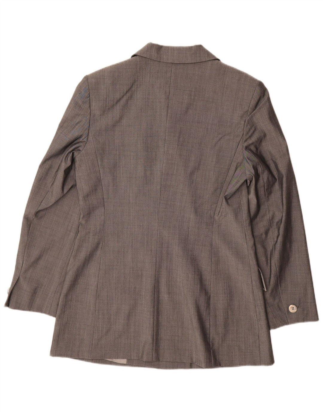 Laurel Zweireihiger Blazer für Damen, EU 38, mittelgraue Schurwolle