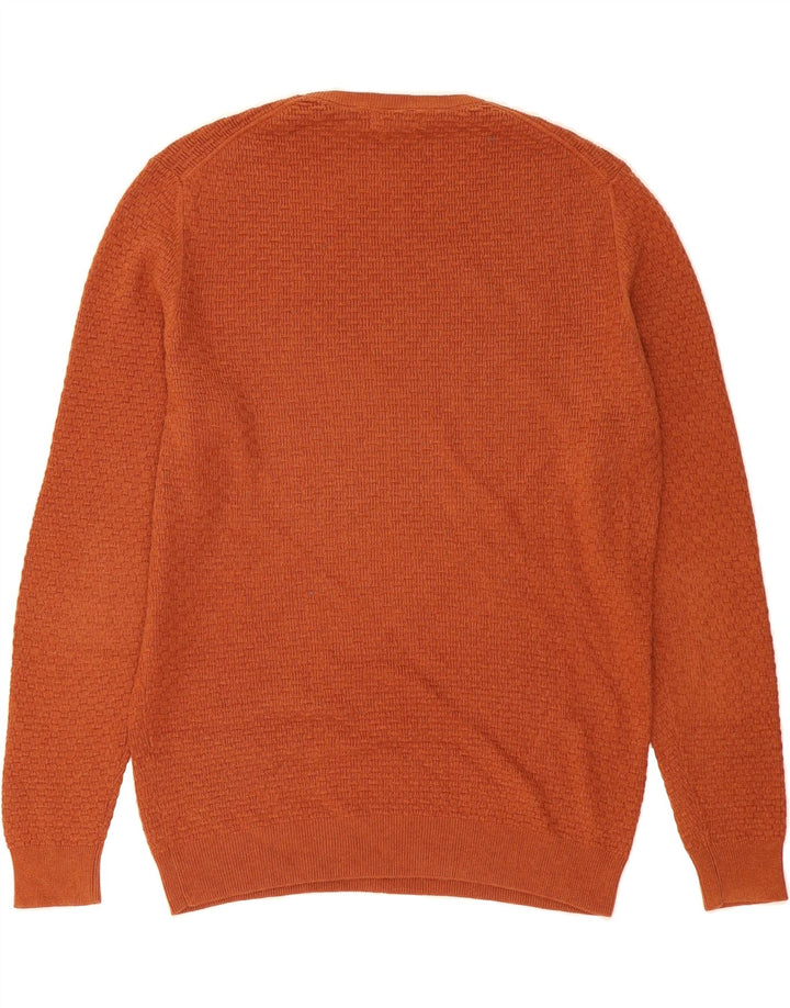 MASSIMO DUTTI Mens Crew Neck Jumper Sweater XL Brown Vintage Massimo Dutti and Second-Hand Massimo Dutti from Messina Hembry 
