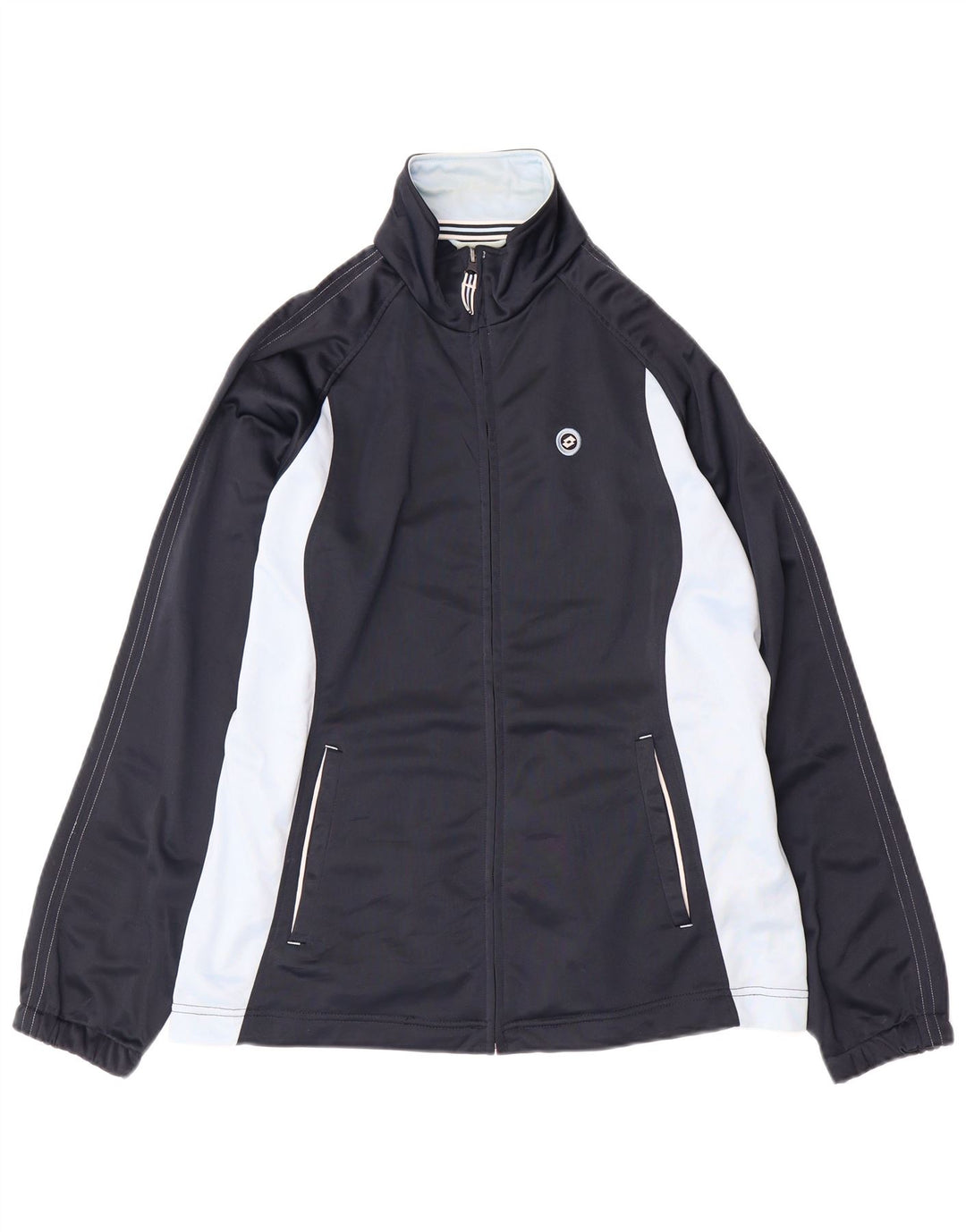 LOTTO Damen-Trainingsanzug, UK 18, XL, Marineblau, Farbblock-Polyester