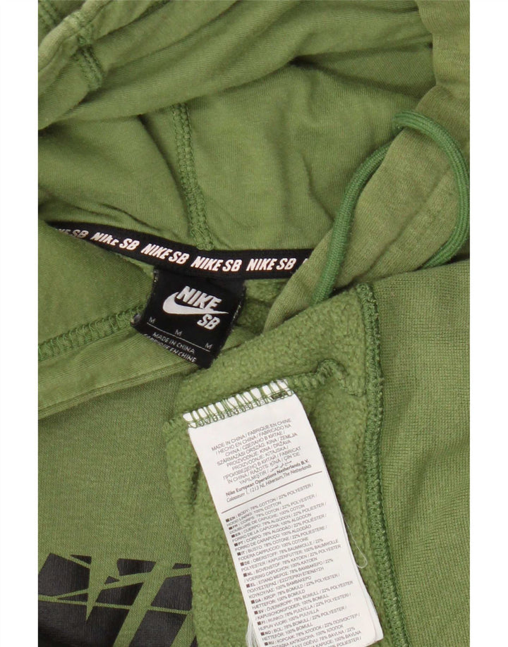 Nike Herren-Kapuzenpullover mit Grafik, mittelgrüne Baumwolle
