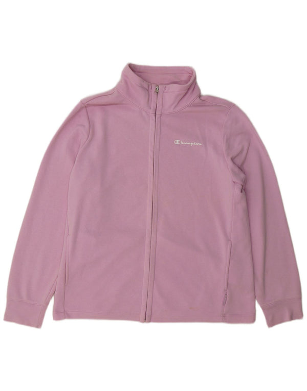 Champion Damen-Trainingsanzug-Top-Jacke, UK 18, XL, Rosa, Baumwolle