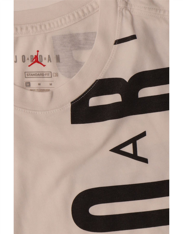 Jordan Herren-T-Shirt mit Standard-Passform, mittelweiß, Baumwolle