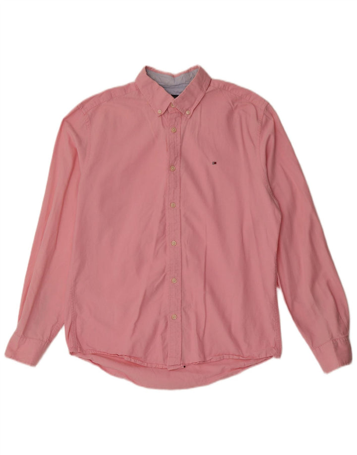 Tommy Hilfiger Herrenhemd Mittelrosa