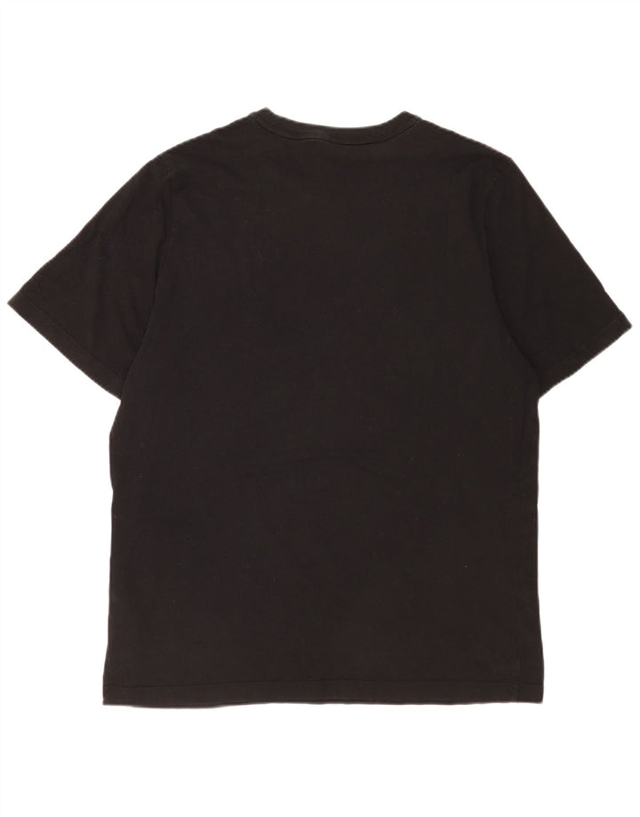 Puma Herren T-Shirt mit Grafik, groß, aus schwarzer Baumwolle