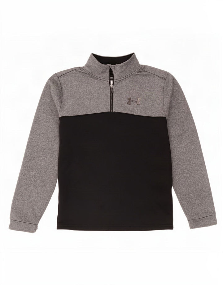 Under Armour Jungen Cold Gear Pullover-Trainingsanzug-Oberteil, 11–12 Jahre, Größe L, Grau