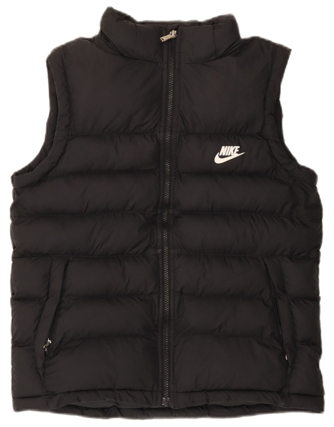 Nike Wattierte Weste für Jungen, 13–14 Jahre, XL, schwarzes Polyester