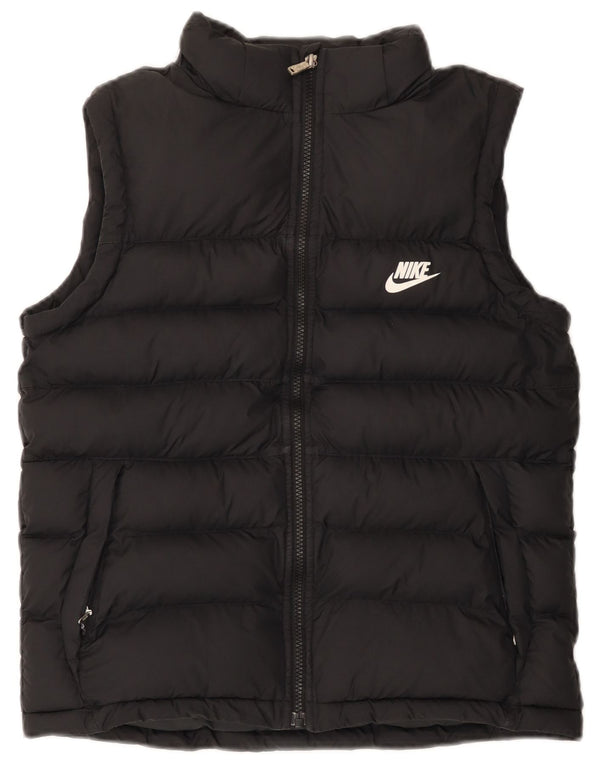 Nike Wattierte Weste für Jungen, 13–14 Jahre, XL, schwarzes Polyester