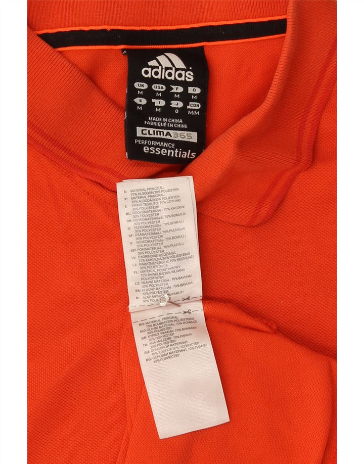 Adidas Herren Clima 365 Poloshirt Mittelorange Baumwolle