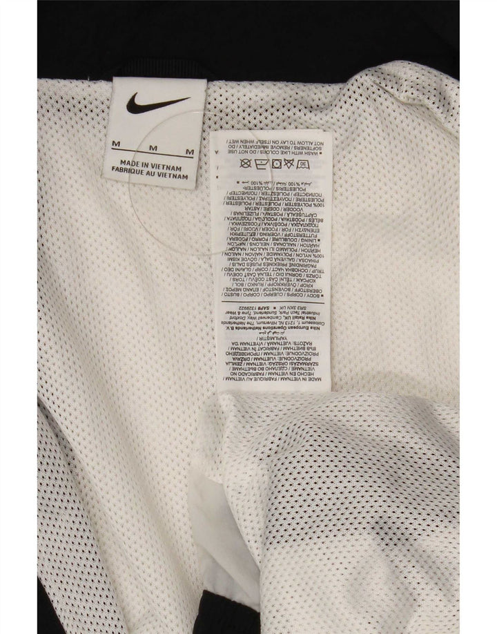Nike Herren-Trainingsanzugoberteil mit Grafik, Mittelschwarzes Nylon