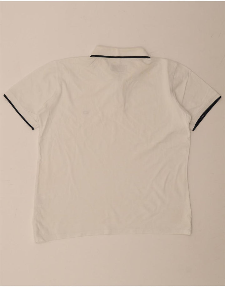 Carrera Herren Regular Fit Poloshirt XL Weiß gestreift