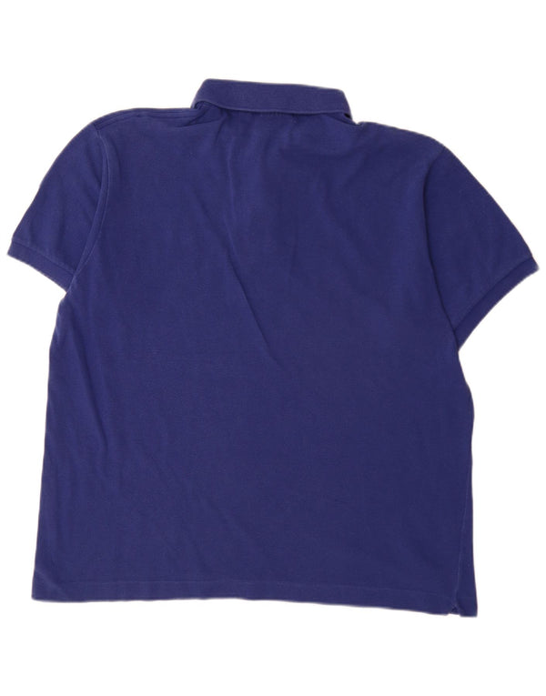 Lacoste Mens Classic Fit Polo Shirt Size 6 XL Blue Cotton