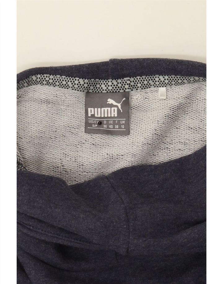 PUMA Womens Top Long Sleeve UK 10 Small Navy Blue Vintage Puma and Second-Hand Puma from Messina Hembry 