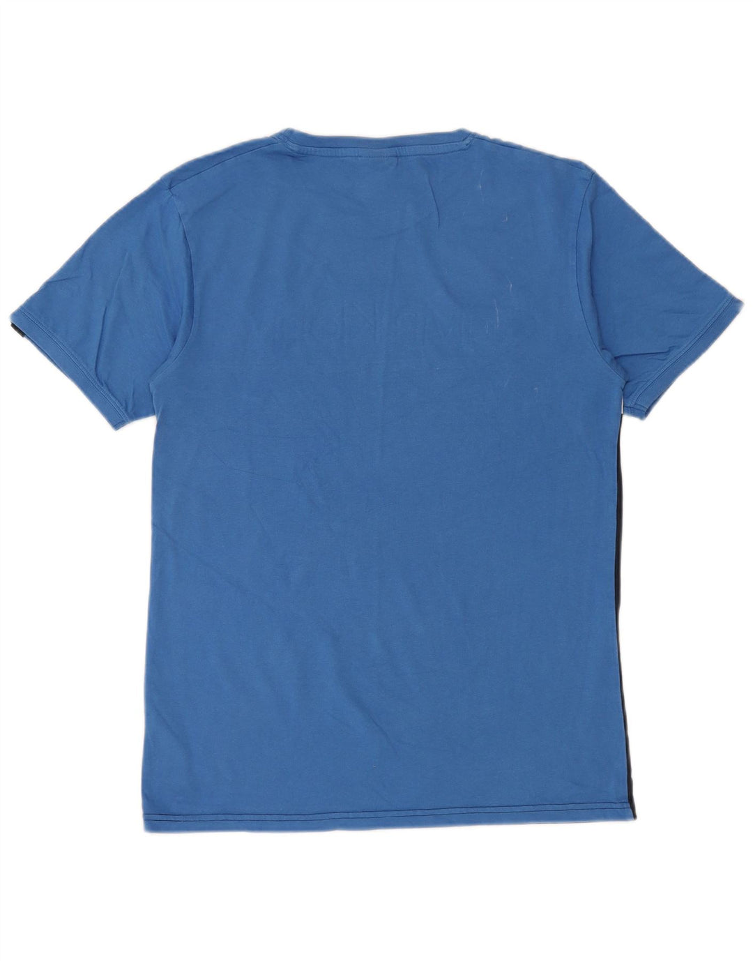 Ellesse Herren-T-Shirt-Oberteil, mittelgroß, marineblau, Colourblock-Baumwolle