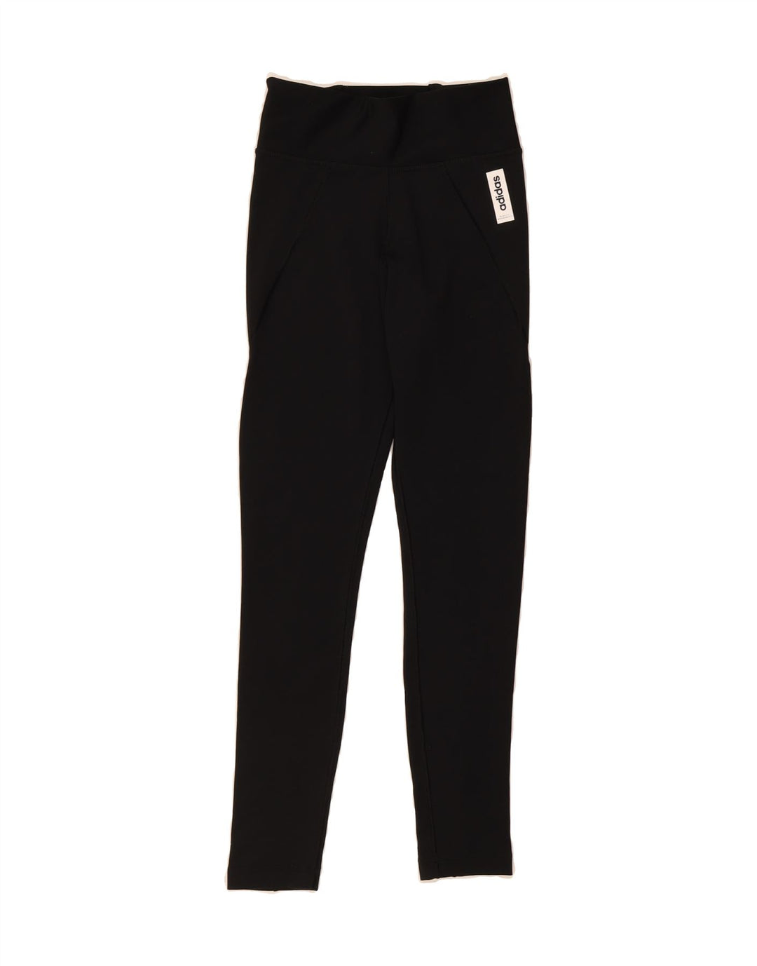 ADIDAS Womens Climalite Leggings UK 4/6 XS Black Polyester Vintage Adidas and Second-Hand Adidas from Messina Hembry 