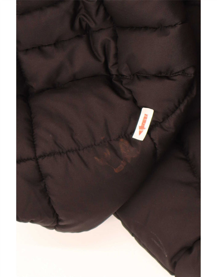 Jordan Jungen gepolsterte Jacke mit Kapuze, 13–14 Jahre, XL, schwarzes Polyester