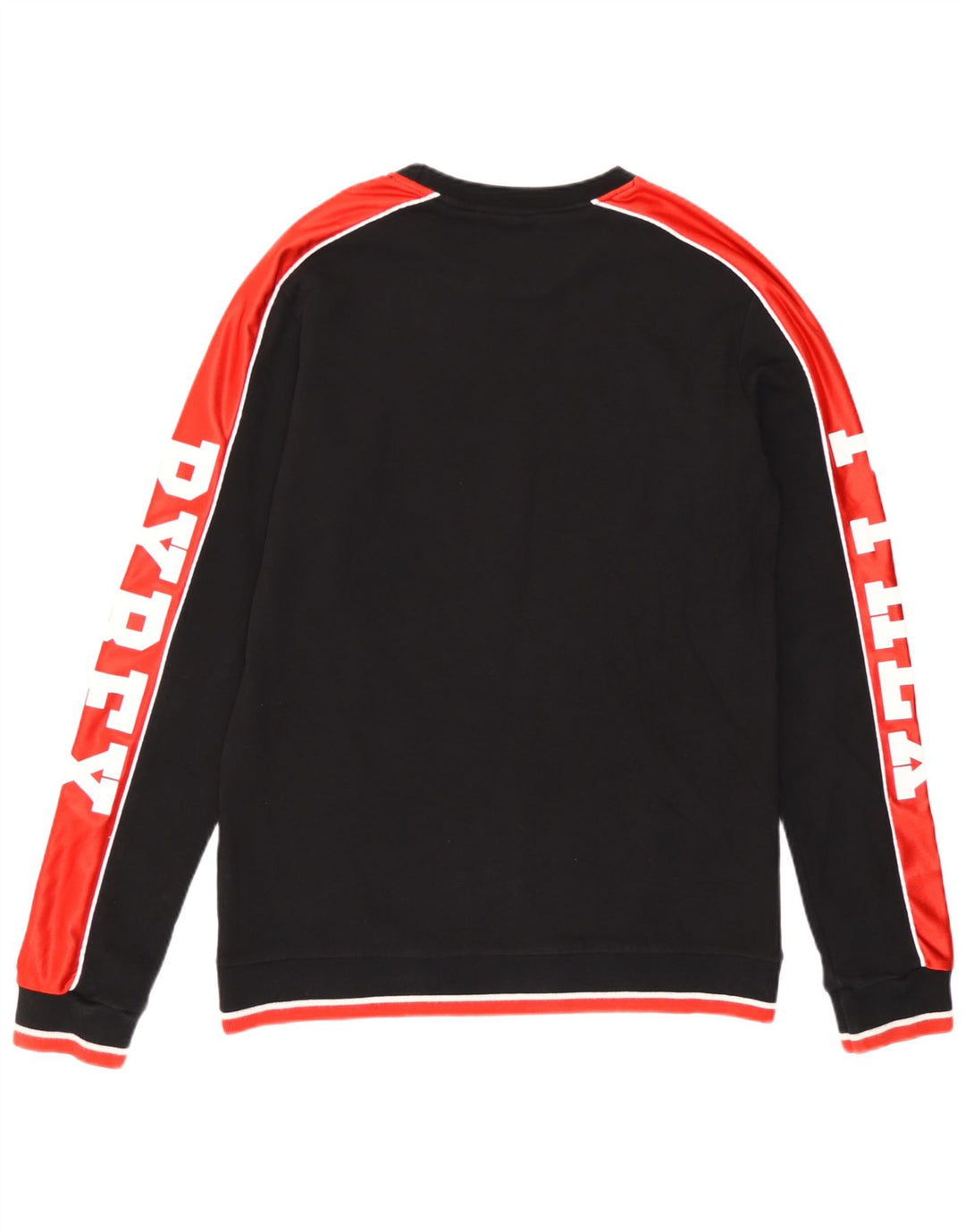 Pyrex Herren-Sweatshirt mit Grafik, Mittelschwarz, Colourblock-Baumwolle