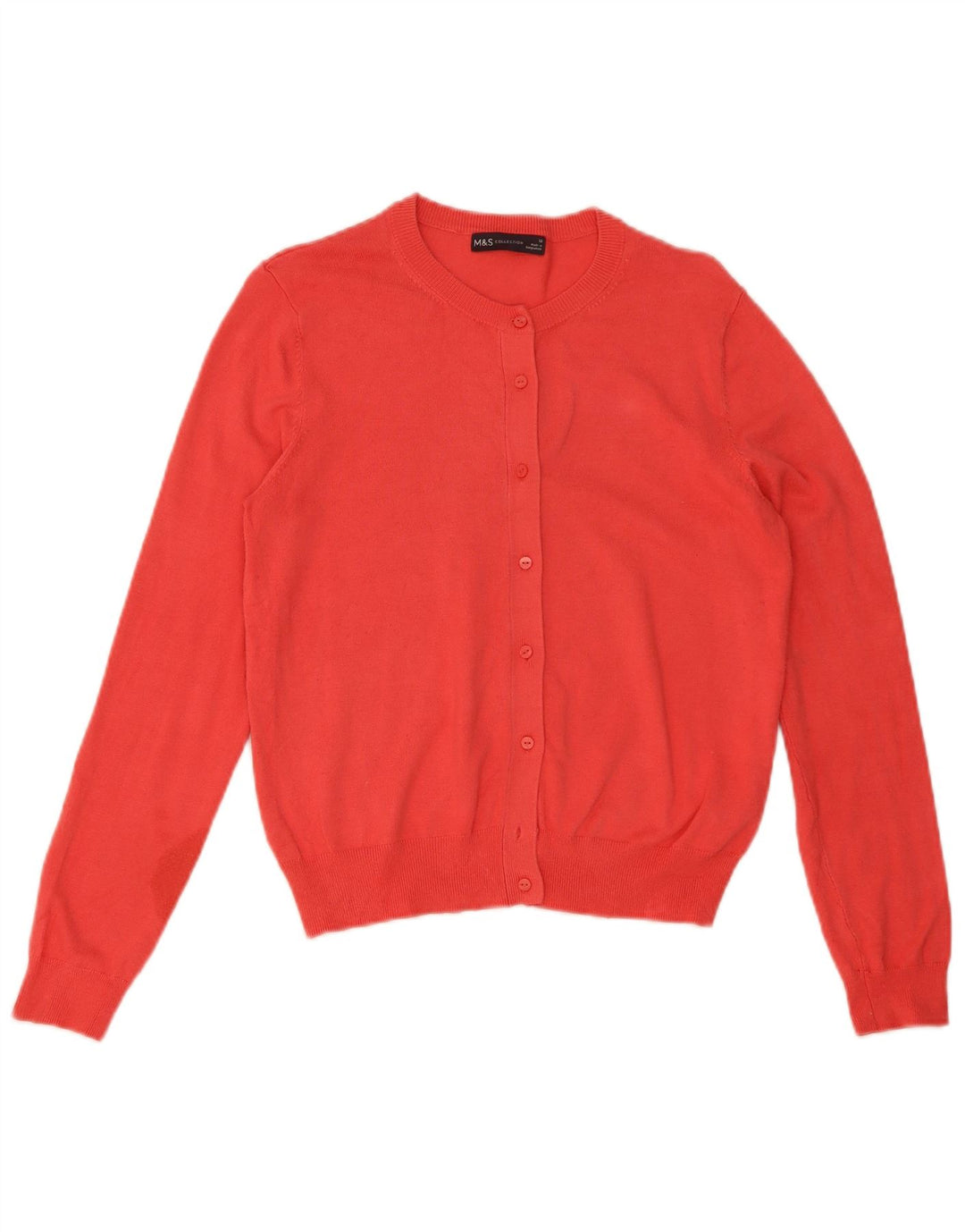 Marks & Spencer Damen-Cardigan-Pullover UK 12 Mittelrote Viskose