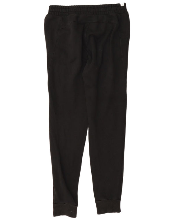 Puma Damen Trainingshose Jogger UK 10 Small Schwarz Baumwolle