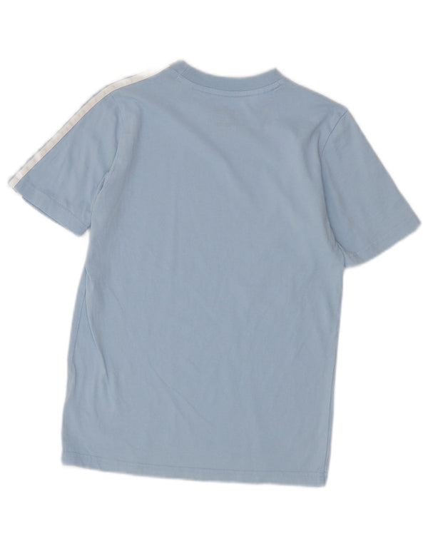 ADIDAS T-Shirt-Oberteil für Jungen, 11–12 Jahre, blaue Baumwolle