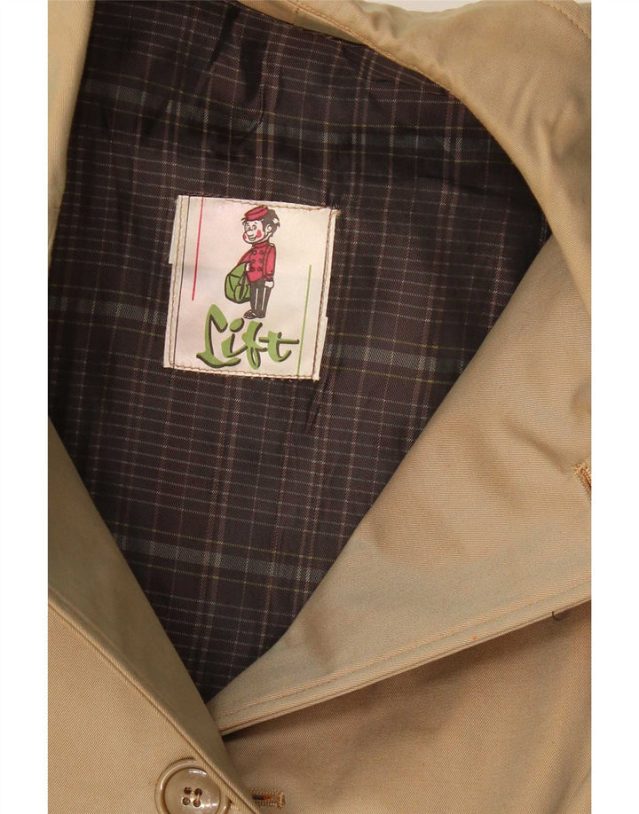 Vintage Damen Trenchcoat UK 12 Medium Beige