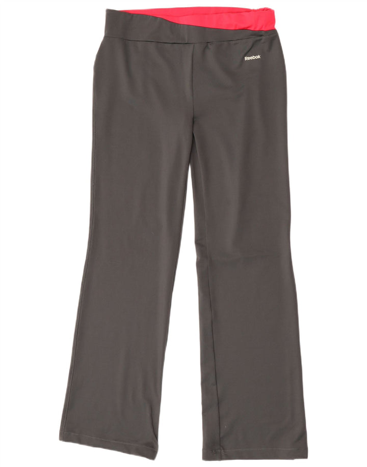 Reebok Damen Trainingshose UK 14 Large Grau Polyester