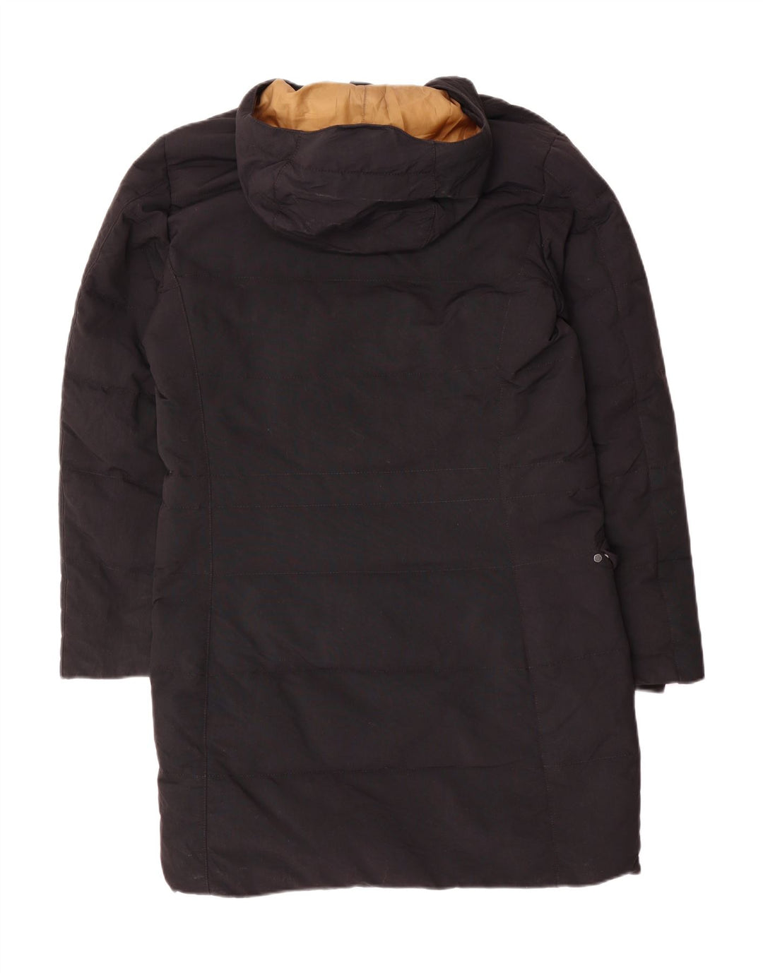 Murphy & Nye Herren Sailmakers Wattierter Mantel mit Kapuze, Größe 36, Schwarz