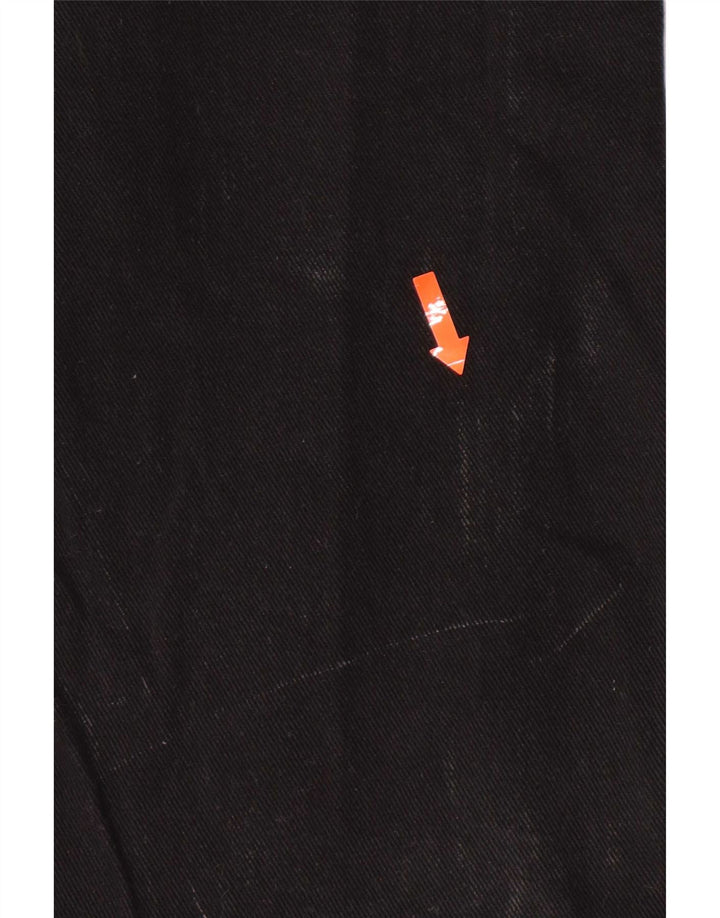 Wrangler Herren Texas Straight Jeans W40 L30 Schwarze Baumwolle