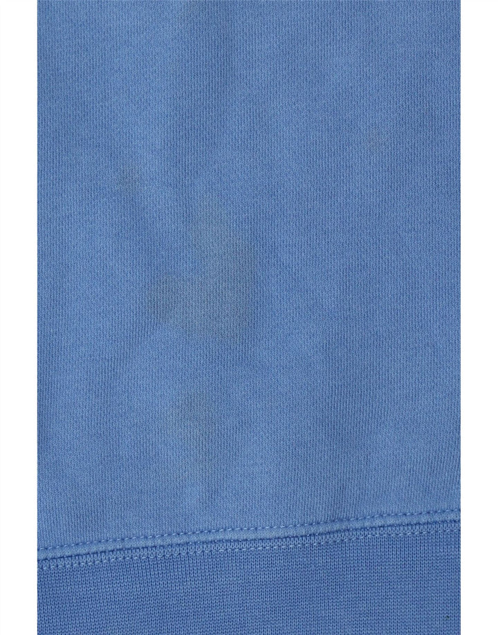 FILA Damen Übergroßer Kapuzenpullover UK 14 Mittelblau