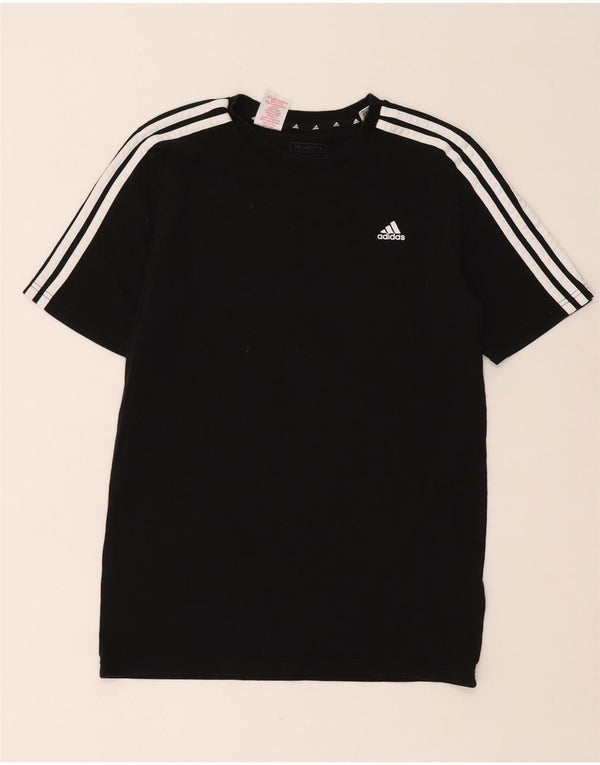 ADIDAS T-Shirt für Jungen, 15–16 Jahre, schwarze Baumwolle