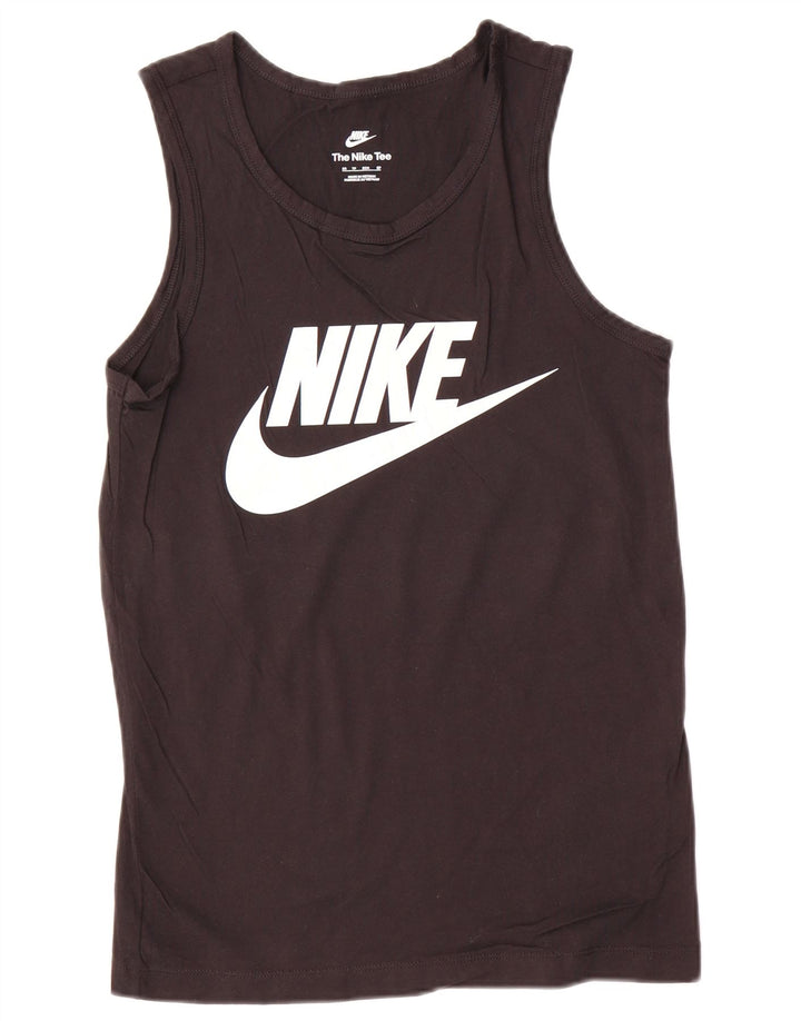 Nike Herren Graphic Vest Top XS Schwarz Baumwolle