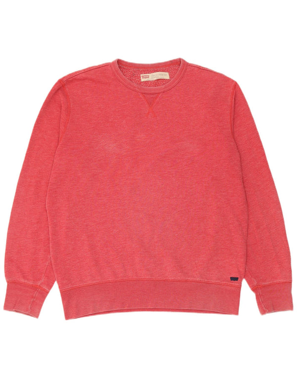 Levi's Herren-Sweatshirt mit Standard-Passform, Größe L, Rot