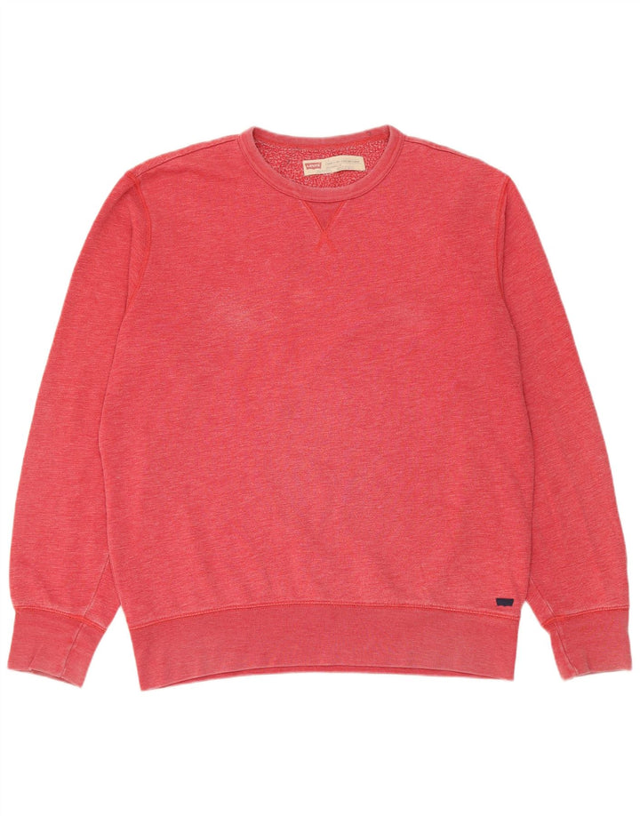 Levi's Herren-Sweatshirt mit Standard-Passform, Größe L, Rot