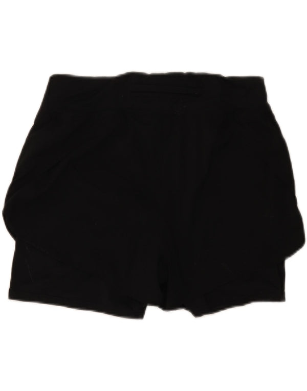 Nike Damen Dri Fit Sport Shorts UK 14 Large Schwarz