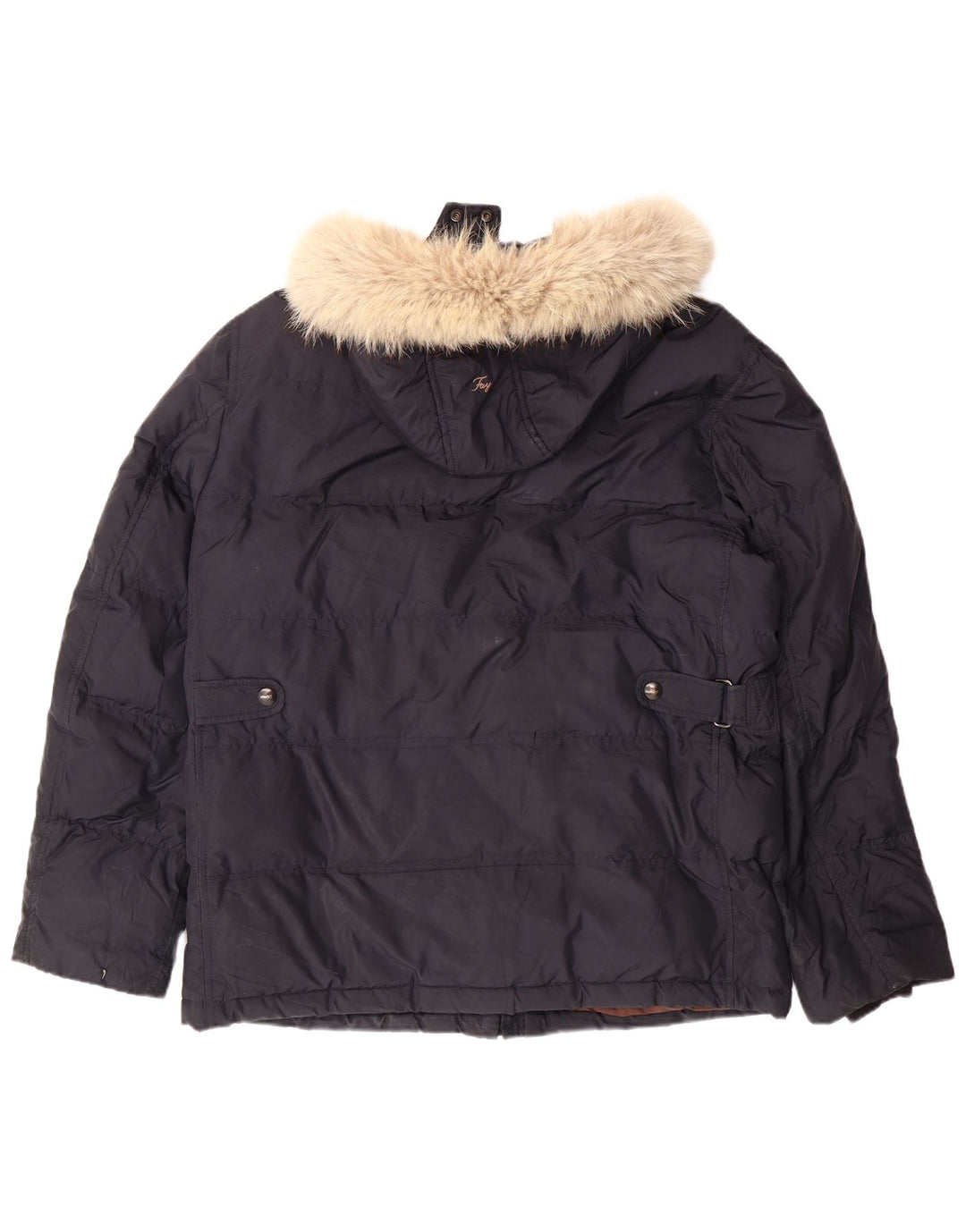 FAY Herren-Jacke mit Kapuze, gepolstert, UK 40, Größe L, Marineblau, Polyester